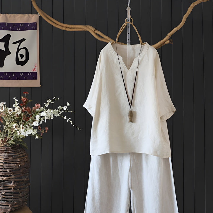 Signe | Lightweight linen top for absolute comfort