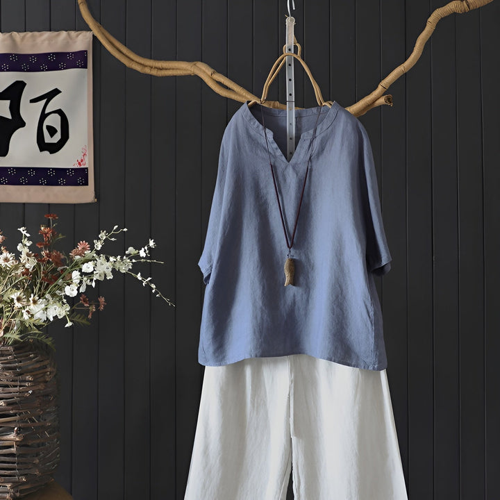 Signe | Lightweight linen top for absolute comfort