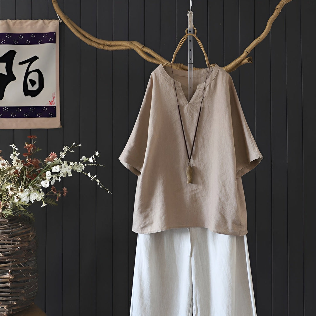 Signe | Lightweight linen top for absolute comfort