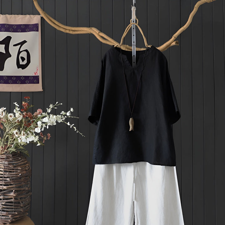 Signe | Lightweight linen top for absolute comfort