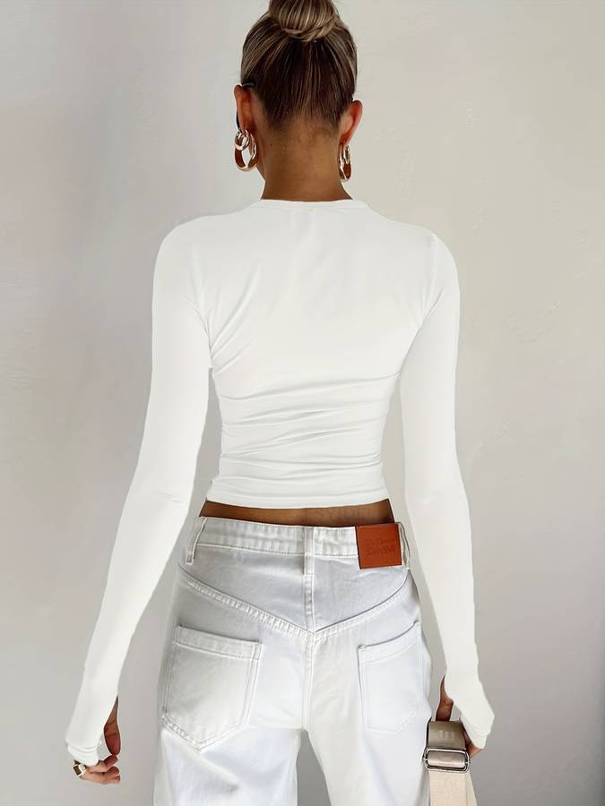 Saar™ | Long Sleeve Basic Top