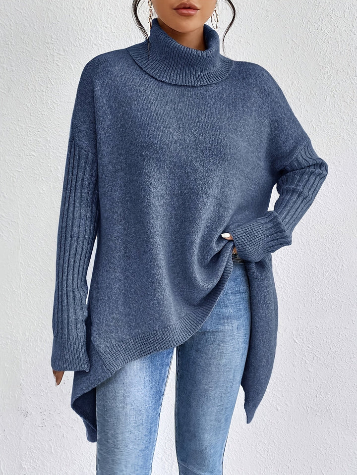 ODETTE™|Turtleneck Sweater Over