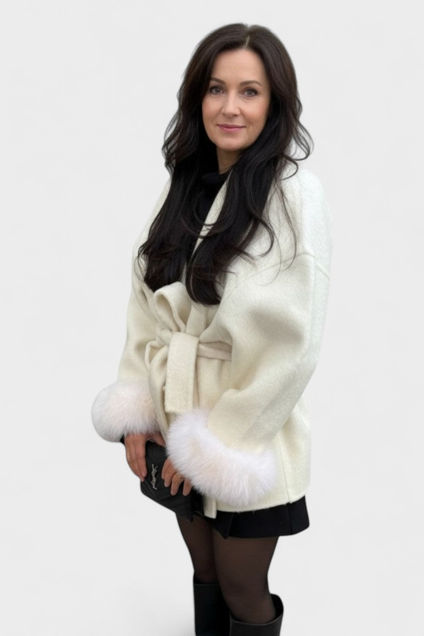 Dagmar™ | Stylish eco-leather coat