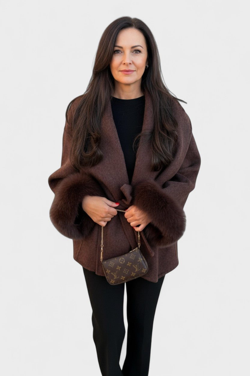 Dagmar™ | Stylish eco-leather coat