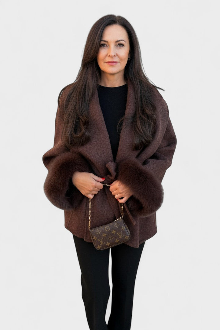 Dagmar™ | Stylish eco-leather coat