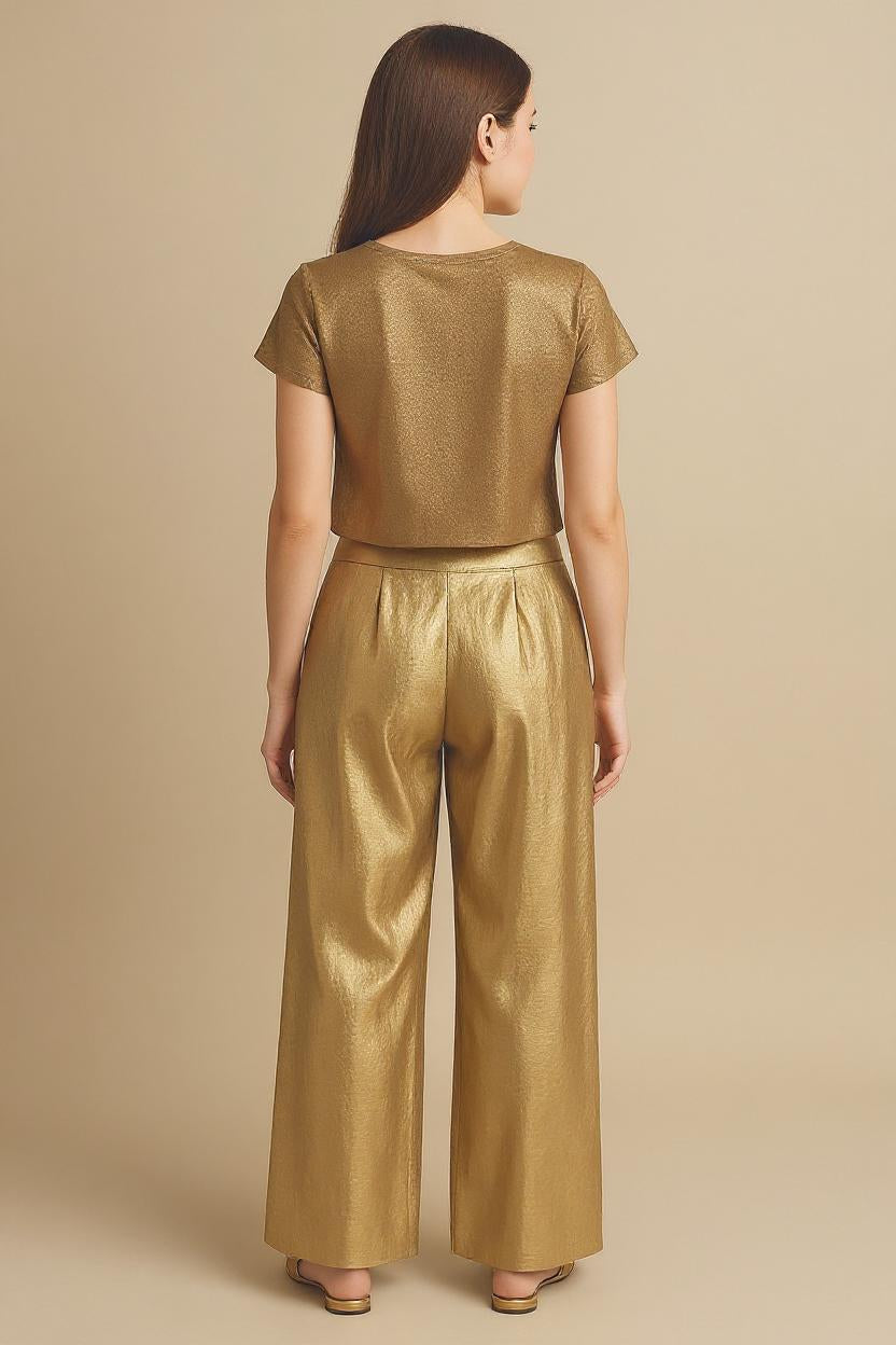 LYS | Wide, Elegant, and Shiny Pants