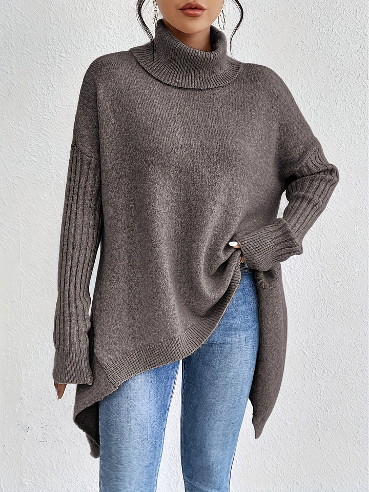 ODETTE™|Turtleneck Sweater Over