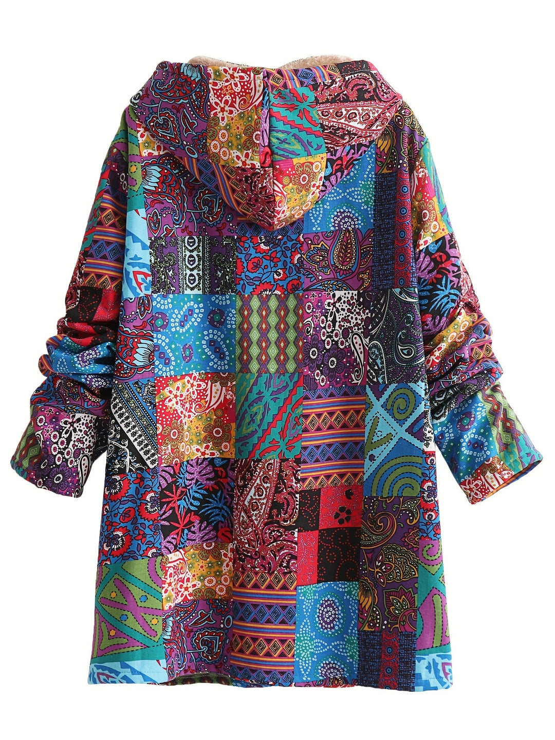 LYDIA™|PATCHWORK BOHO COAT