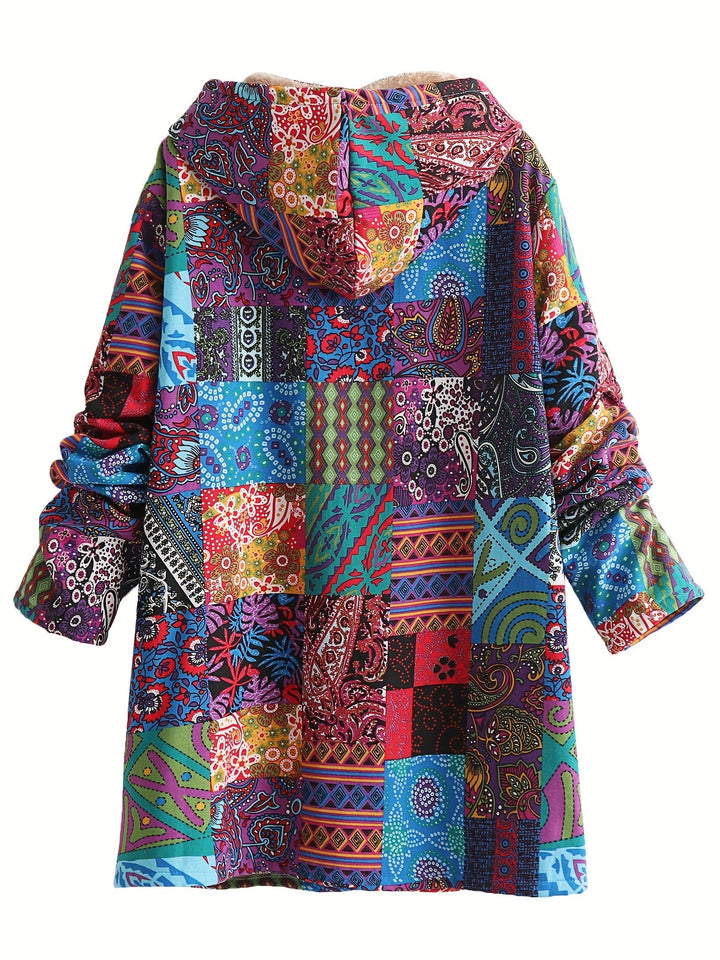 LYDIA™|PATCHWORK BOHO COAT