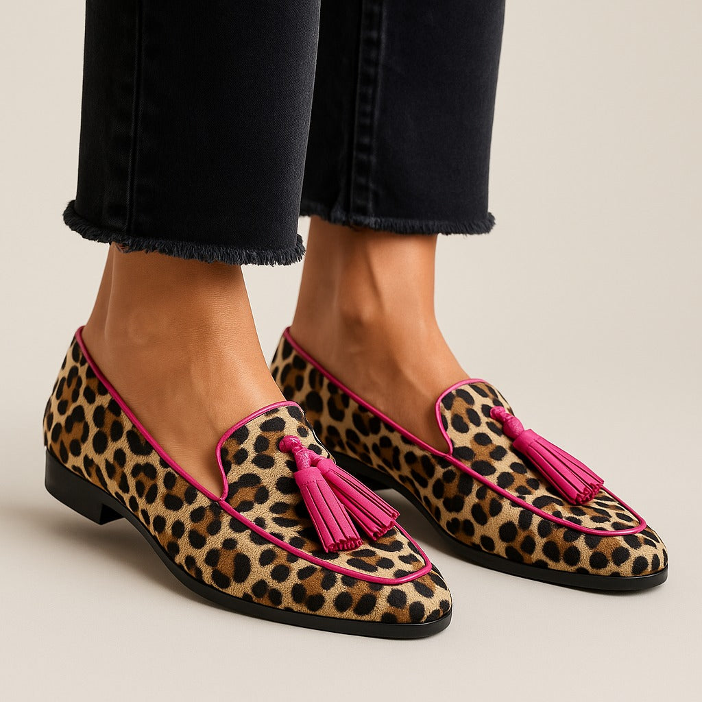 Liora | Slippers with Decorative Fringes
