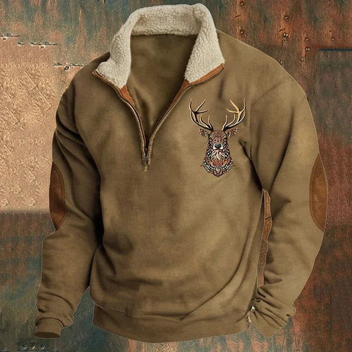 Darven™ | Nordic Deer Sweater – Outdoor Style & Comfortable Warmth
