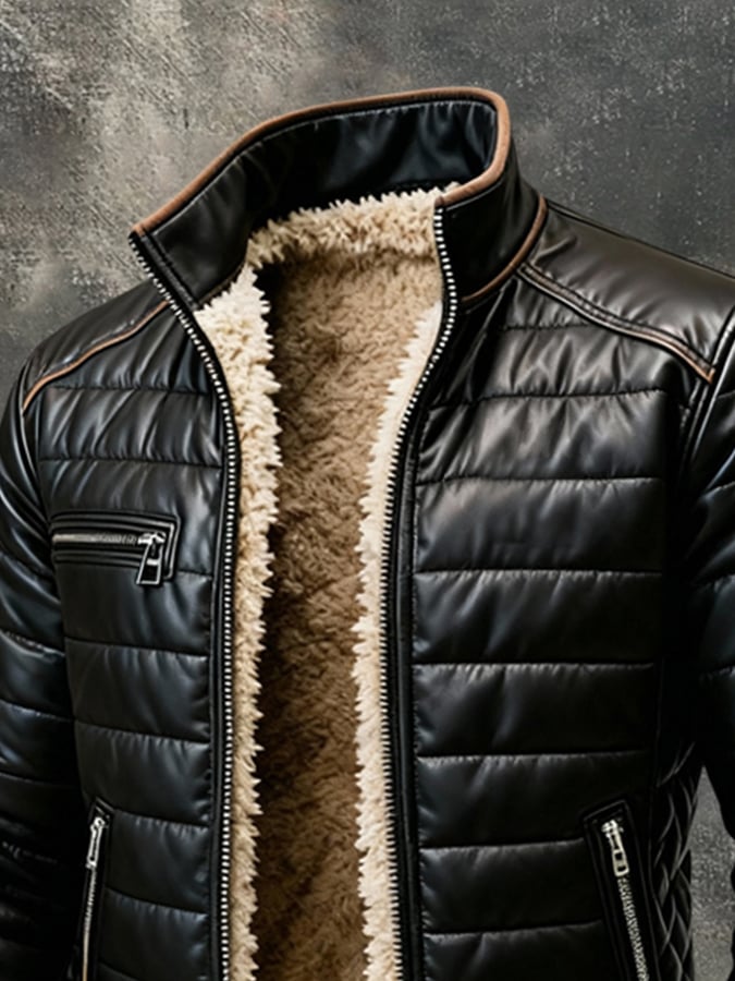 Brunon | Luxury insulated jacket with plush linning