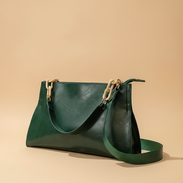 Elegant Soft Leather Shoulder Bag - Large Capacity Fashion Handbag