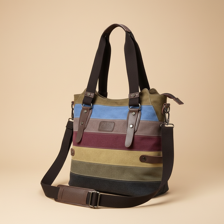 Colorful Leather Women's Handbag