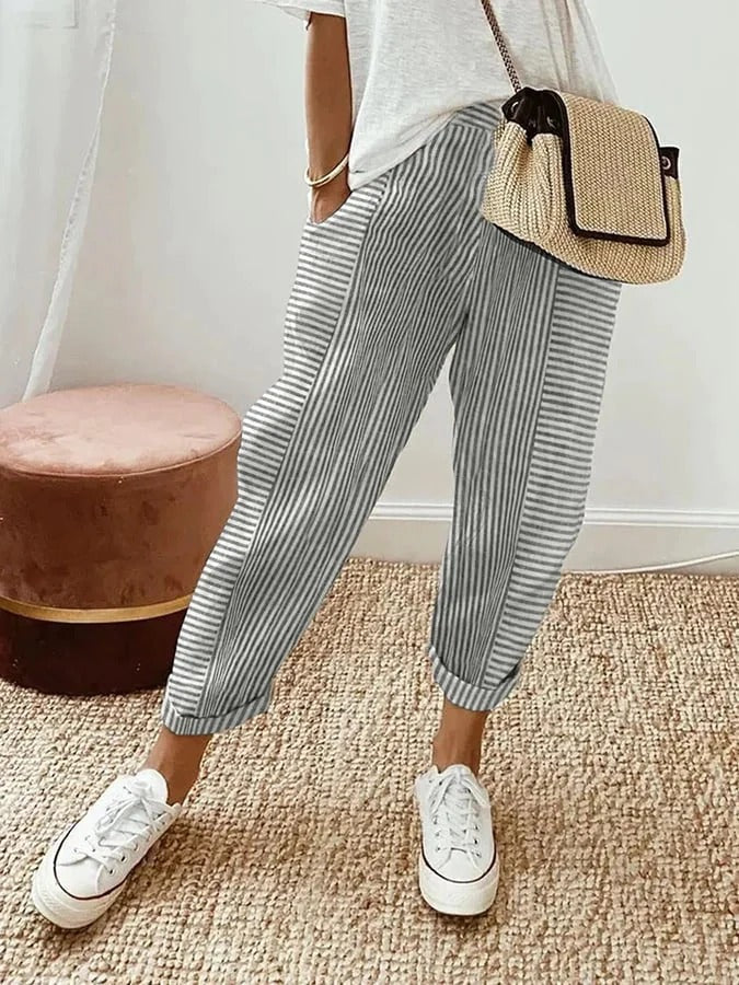 ELENA™ | Striped Pants