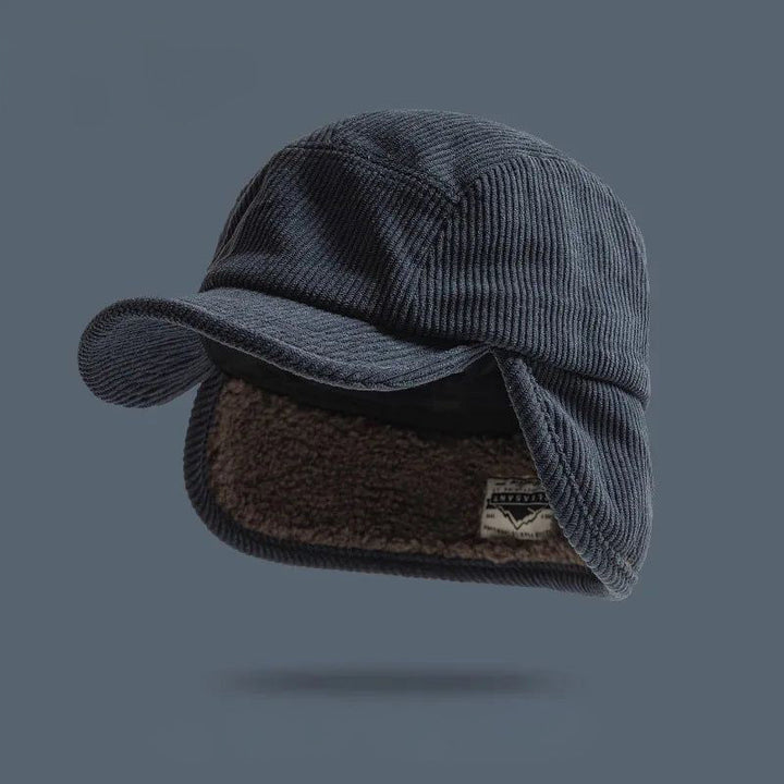 Hivéria – Ribbed Cap with Ear Flaps