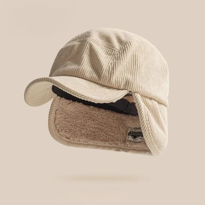 Hivéria – Ribbed Cap with Ear Flaps