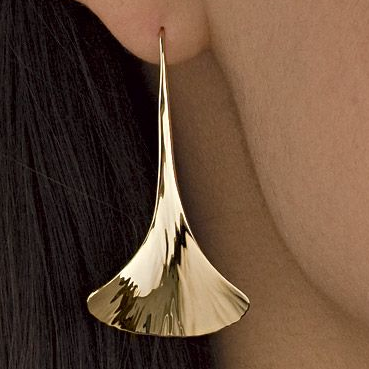 Vintage gold earrings
