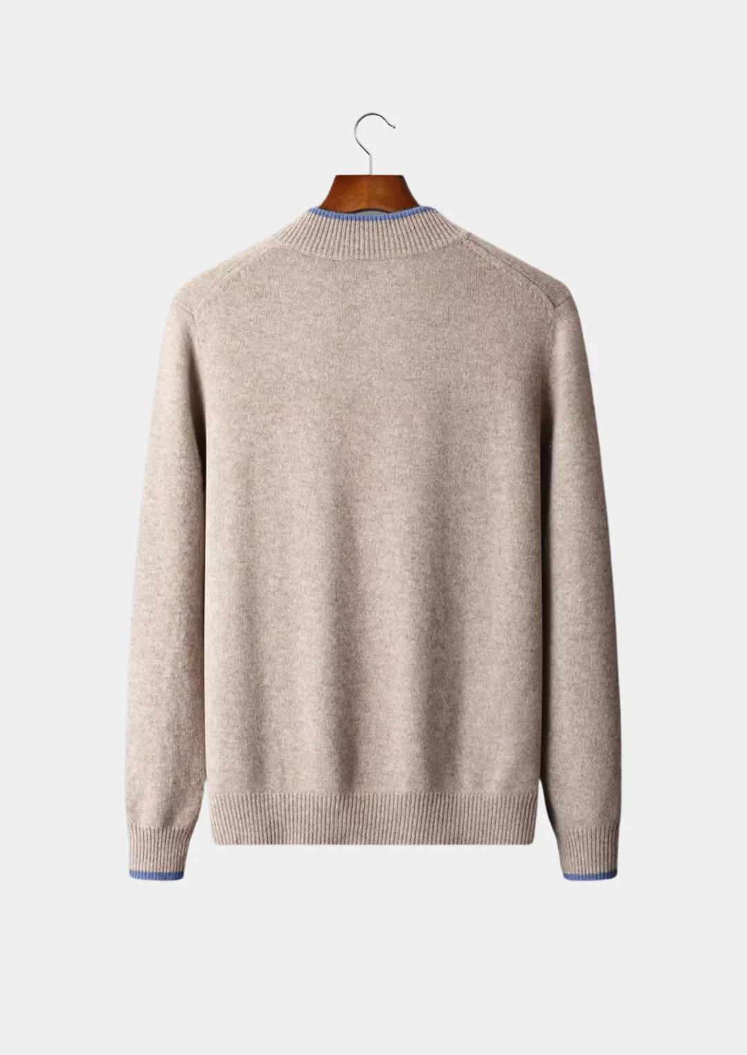 Pure Merino Wool Full-Zip Cardigan