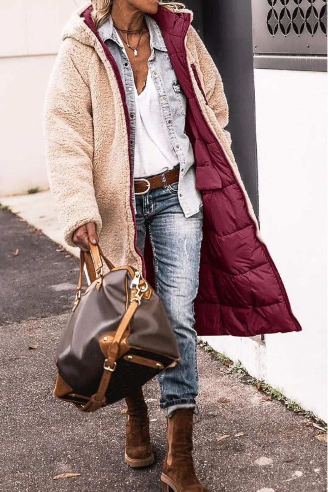 Dobromila™ | Luxury Reversible Coat