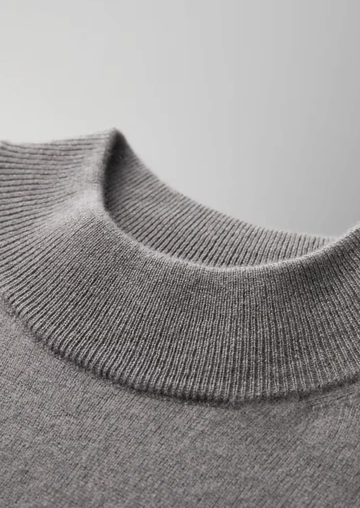 Luxury Cashmere Mock Neck