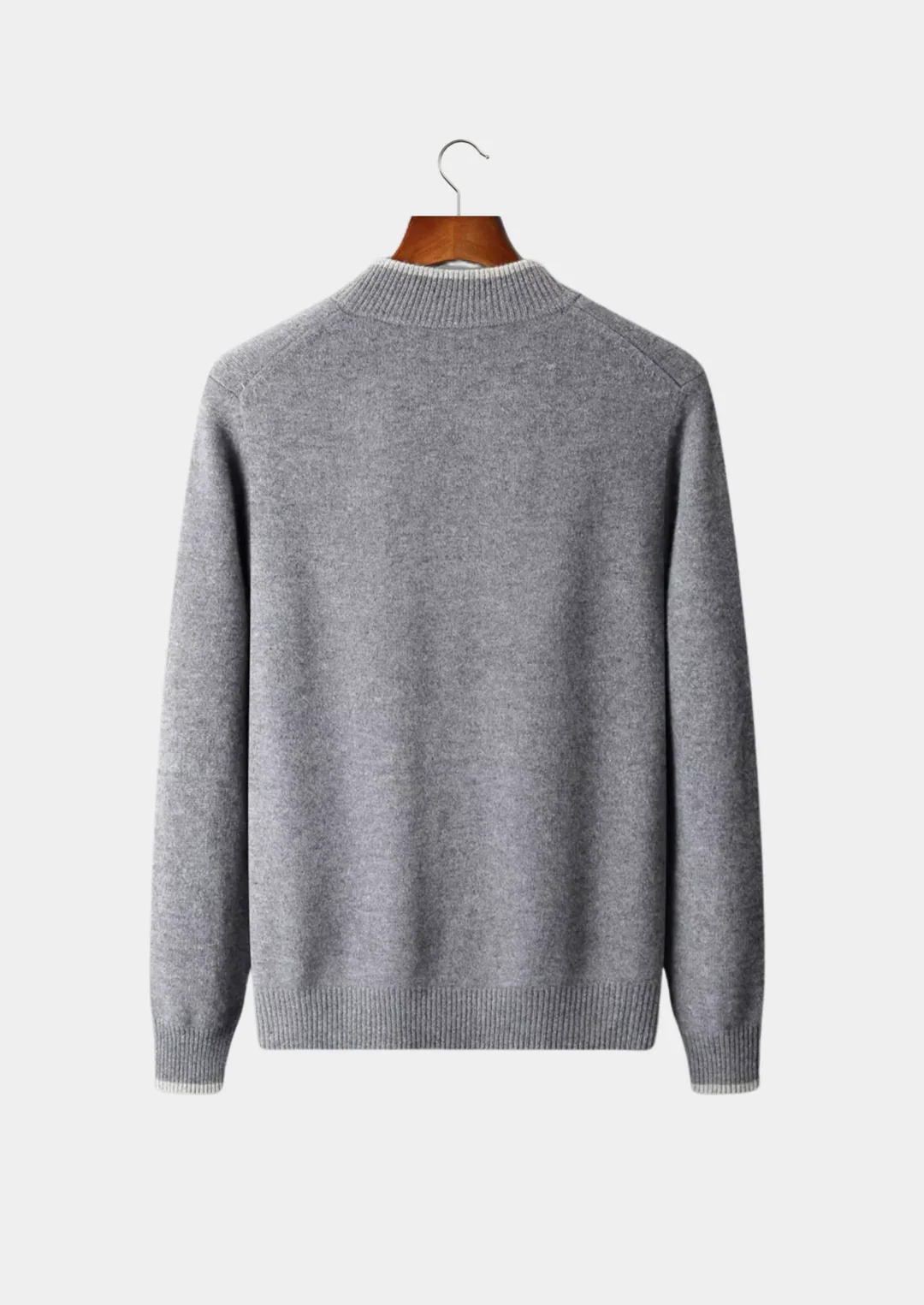 Pure Merino Wool Full-Zip Cardigan