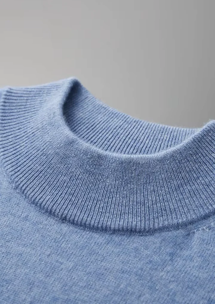 Luxury Cashmere Mock Neck