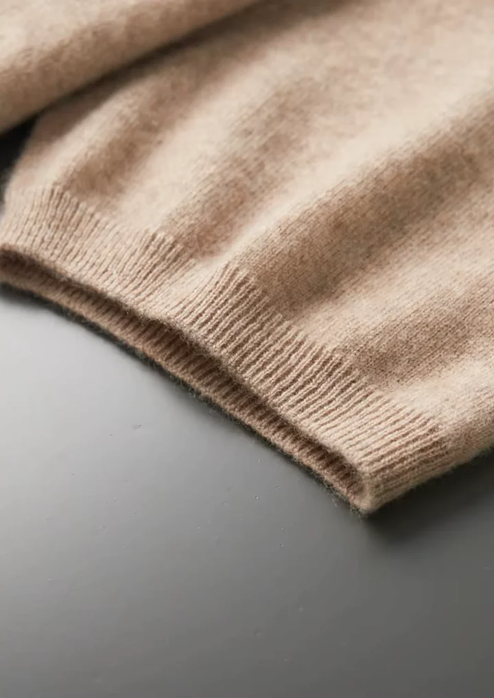 Luxury Cashmere Mock Neck