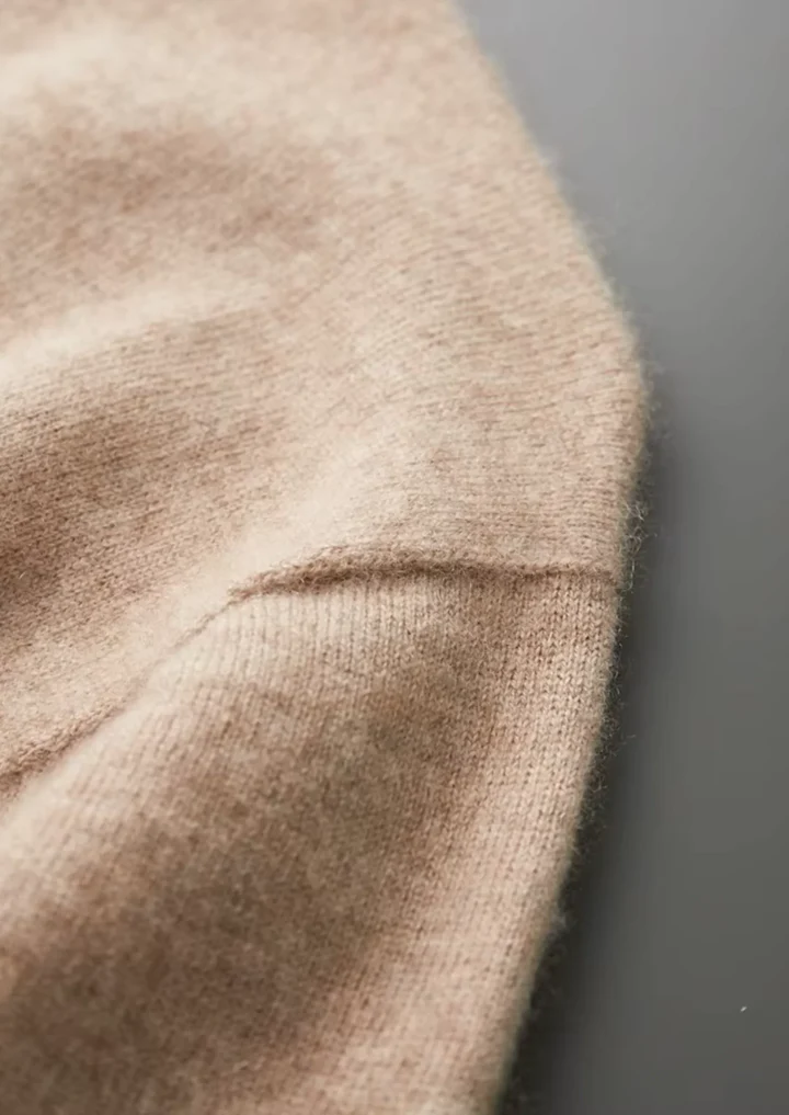 Luxury Cashmere Mock Neck