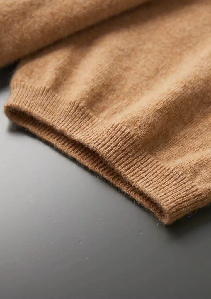 Luxury Cashmere Mock Neck