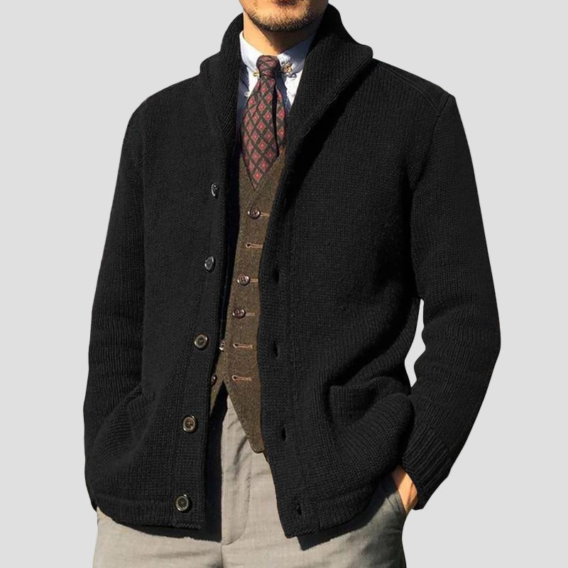 Grayson | Solid Button Knit Cardigan
