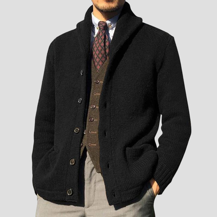 Grayson | Solid Button Knit Cardigan