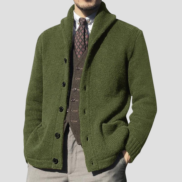 Grayson | Solid Button Knit Cardigan