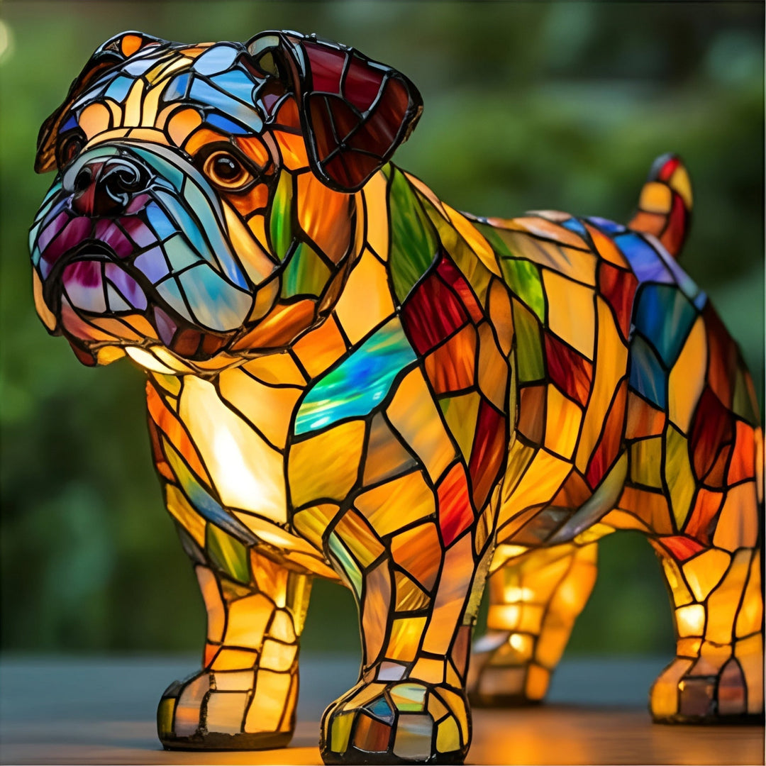 Papou – Magic Lamp for Dogs in Colored Glass