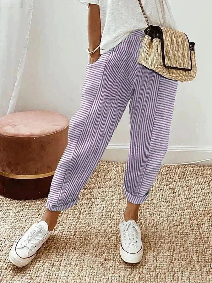 ELENA™ | Striped Pants