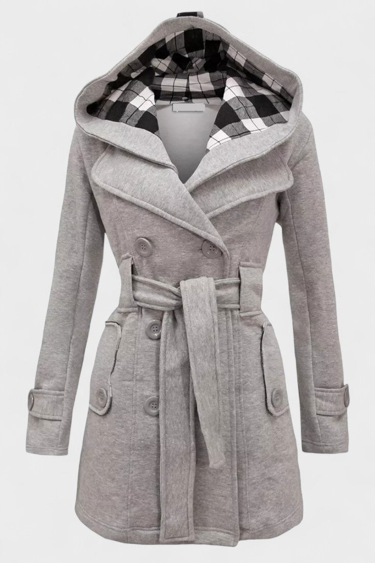 Leona™ | Elegant double-breasted coat