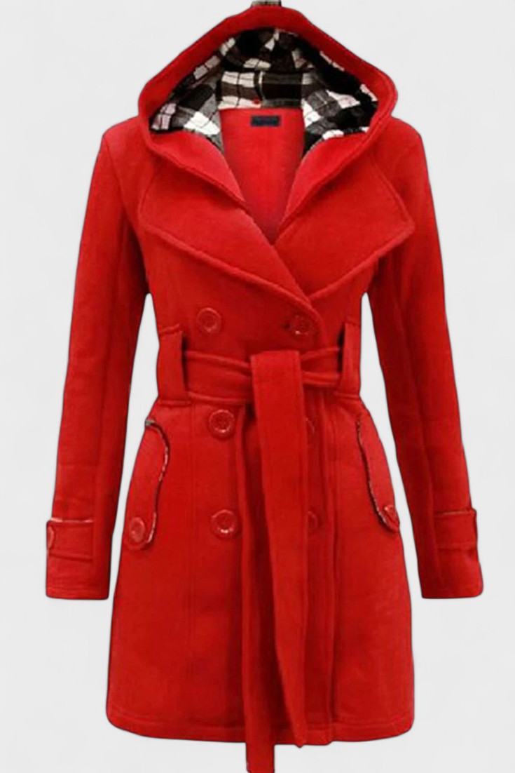 Leona™ | Elegant double-breasted coat