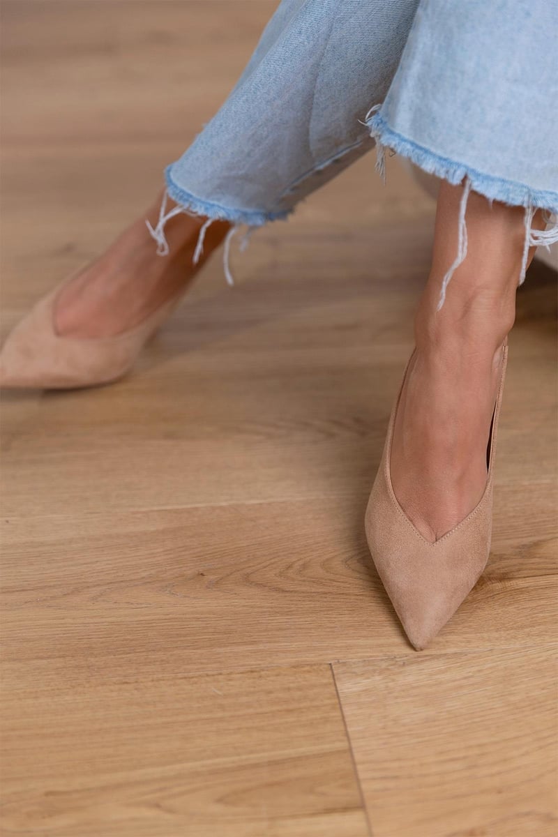 Marlena | Nude Décolleté Slingback
