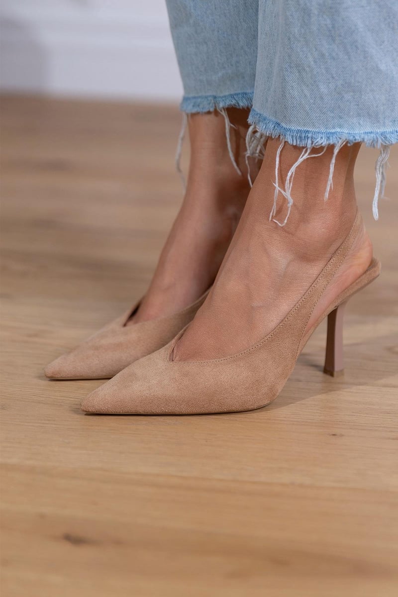 Marlena | Nude Décolleté Slingback