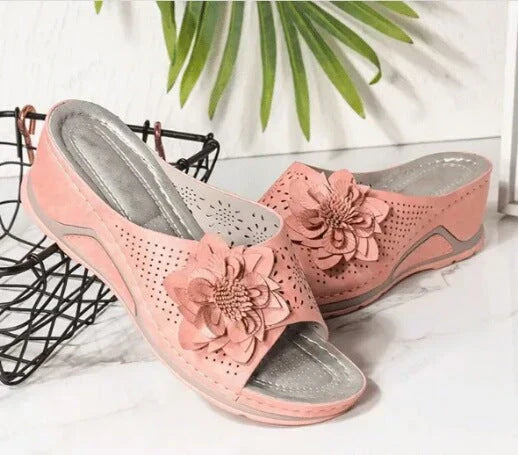 Anna I Soft Leather Orthopedic Sandals with Arch Support