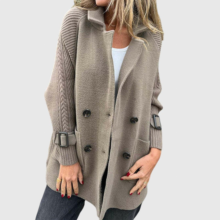 ZUZANA - Medium-length double-breasted coat