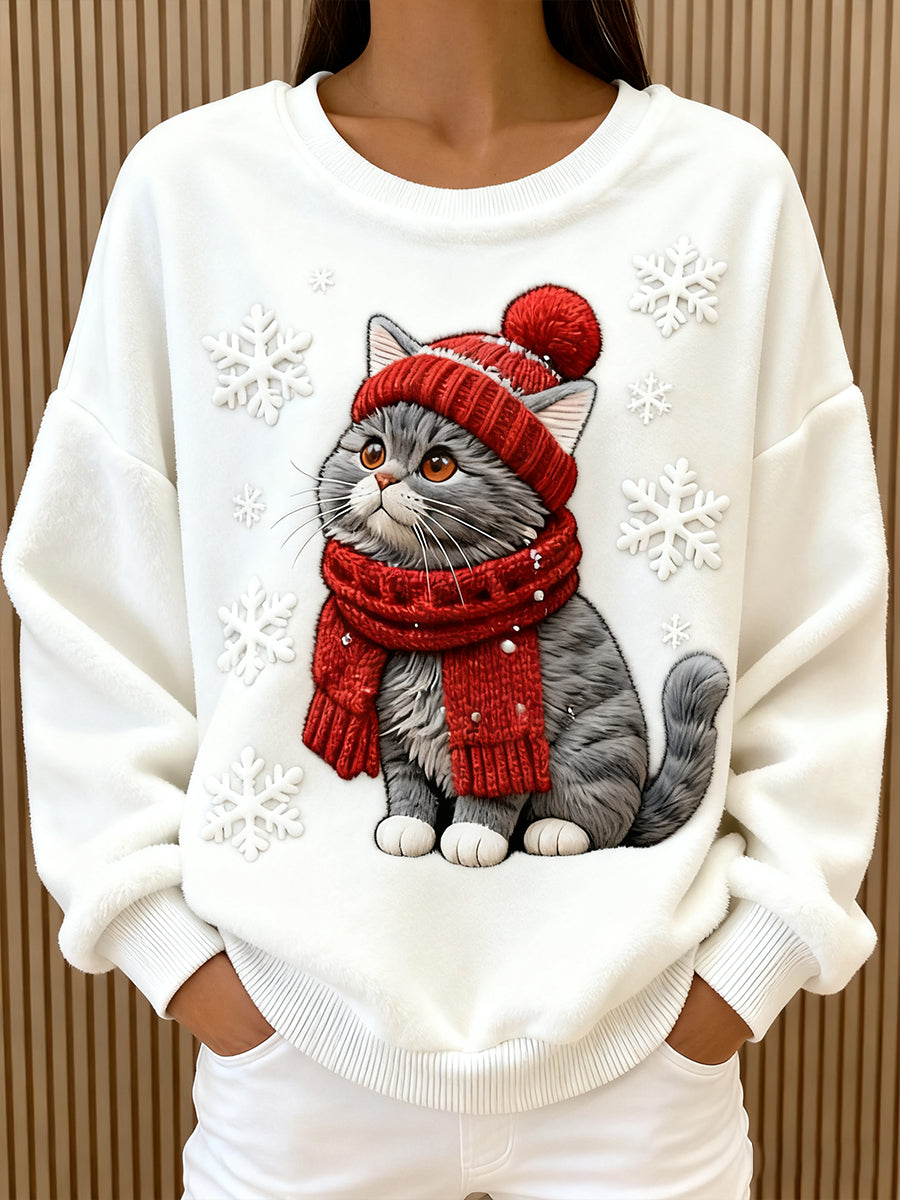 Jadwiga | Sweter Zimowego Mruczka