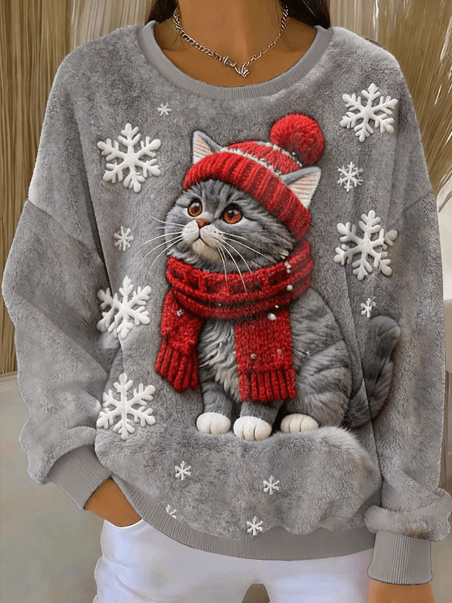 Jadwiga | Sweter Zimowego Mruczka