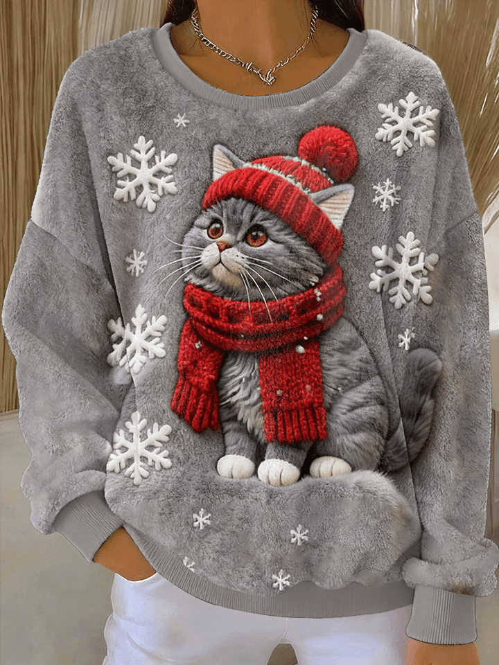 Jadwiga | Sweter Zimowego Mruczka