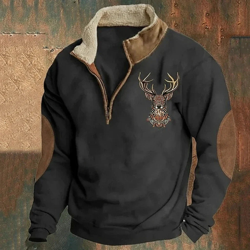 Darven™ | Nordic Deer Sweater – Outdoor Style & Comfortable Warmth