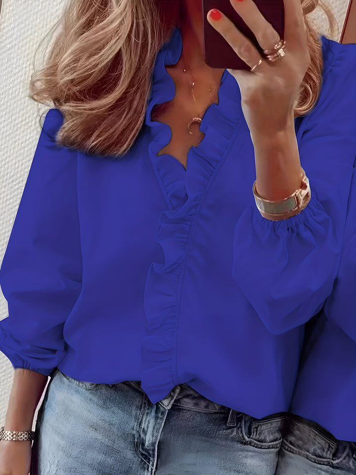 Romina™ – Blusa leggera ed elegante con volant