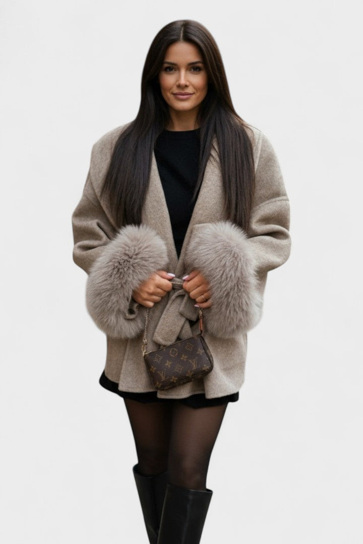 Dagmar™ | Stylish eco-leather coat