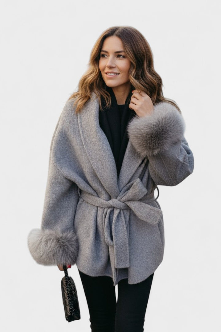 Dagmar™ | Stylish eco-leather coat